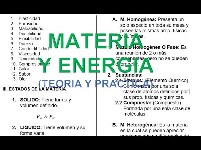 Różnica między materią a energią