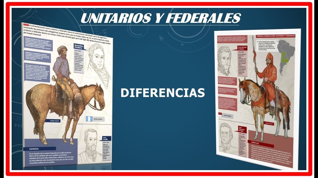 Różnica między unitarios a federales