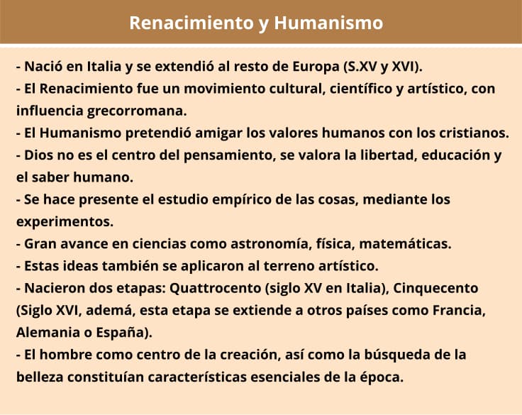 Humanizm i renesans: czym są, ich cechy i różnice